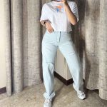 شلوار واید یخی prada - کد 22339