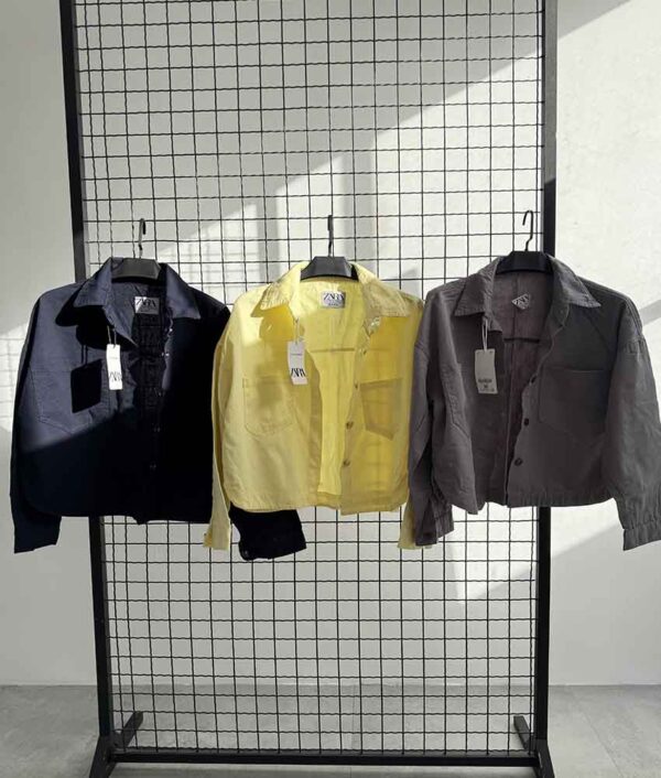 شومیز کوتاه کتان ZARA - کد 22338 - Image 6