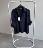 شومیز سیلک zara - کد 9186 - Image 4