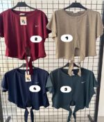 تیشرت جلو گره nike - کد 00939